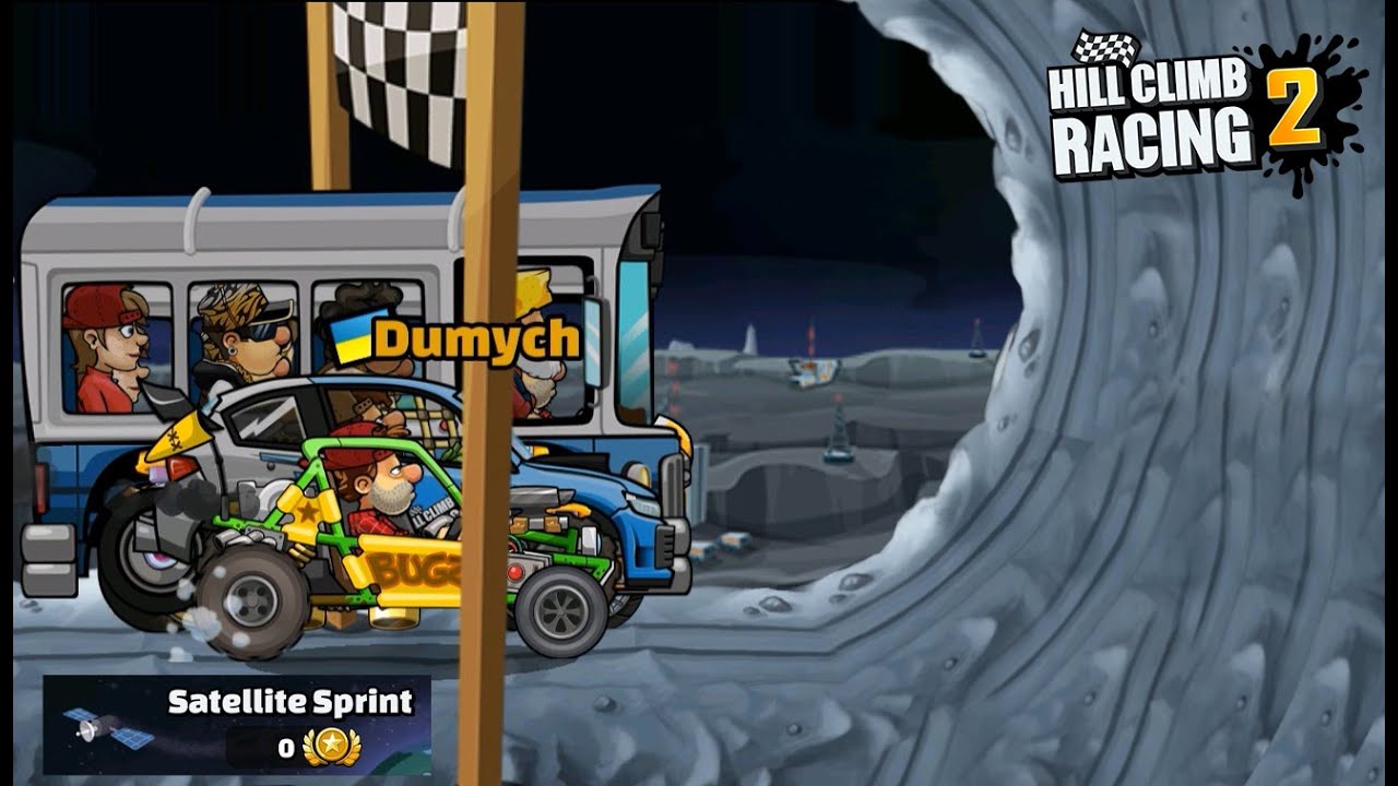 HILL CLIMB RACING 2 : SATELLITE SPRINT PUBLIC EVENT | GamePlay