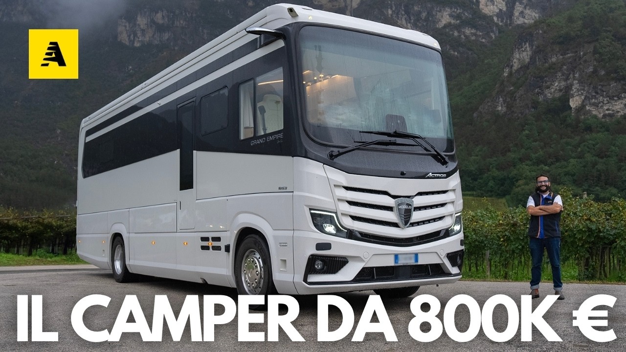 Tutti i segreti del CAMPER pi&ugrave; COSTOSO d'ITALIA | 820.000 &euro; (Morelo Grand Empire)