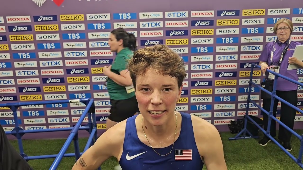 Nikki Hiltz Talks World Champs 1500m Qualifying [Interview]