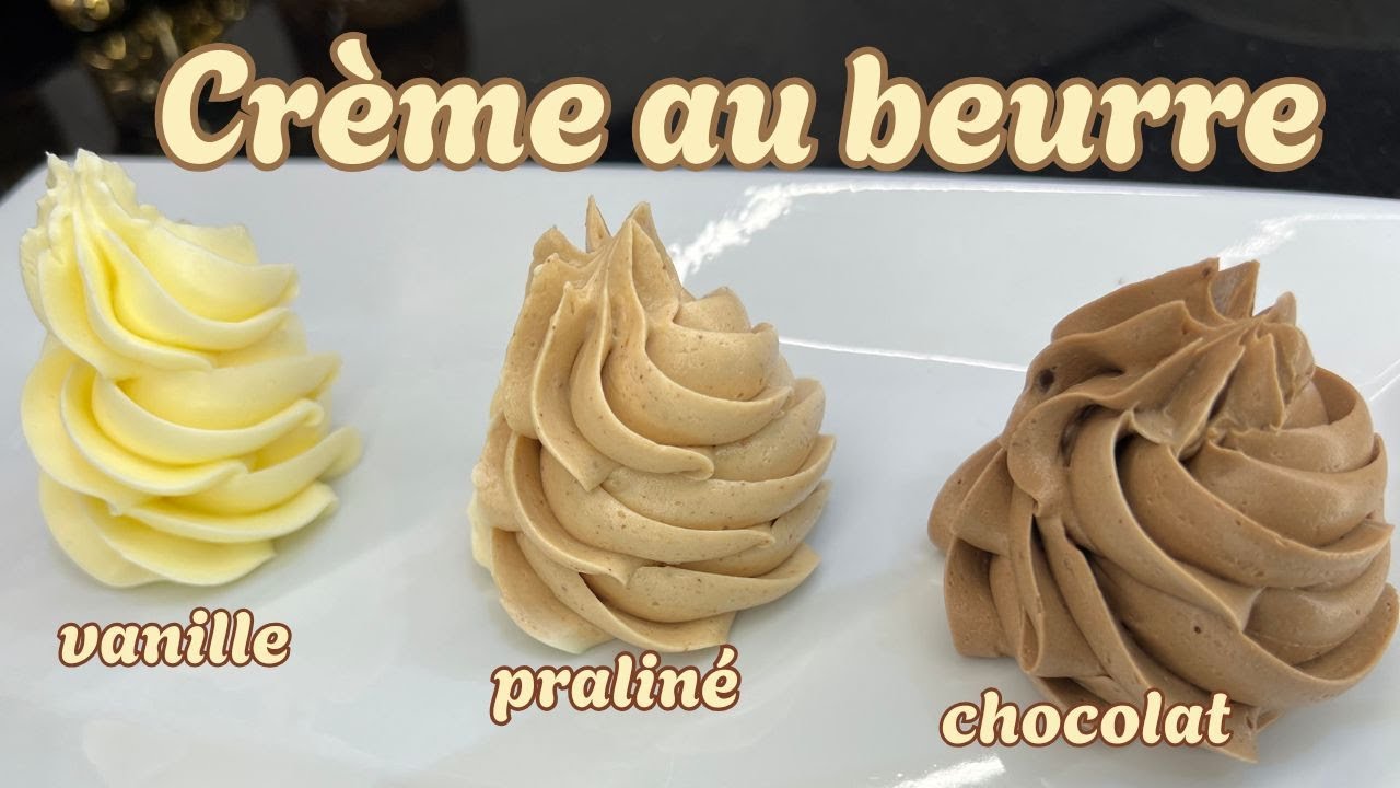 كريمة الزبدة بثلاث نكهات،مذاق وقوام إحترافي بوصفة مضبوطة وأسرار النجاح💯 Swiss butter cream 3 flavors
