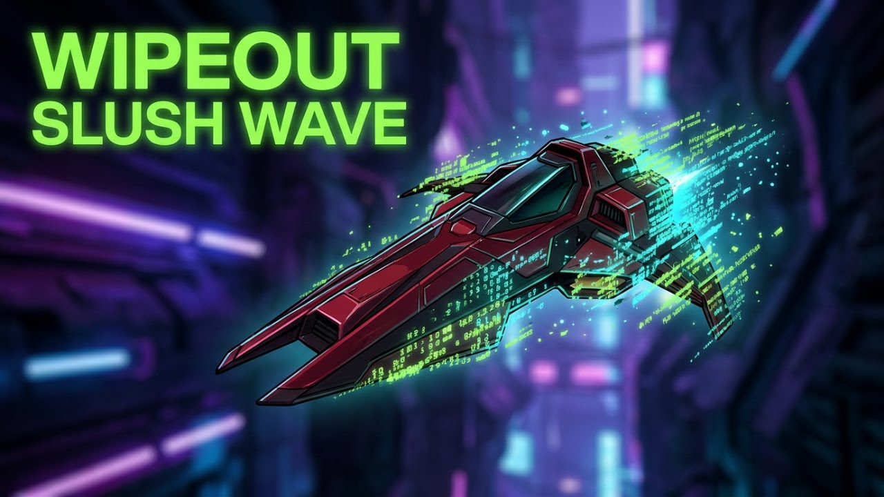 Wipeout 2097 Landmass Dreamwave Edition | Slushwave Remix | No Copyright Music
