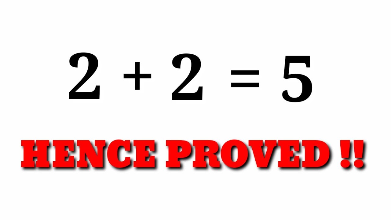 2+2=5 How | Breaking the rules of mathematics | Maths fun Ep:1