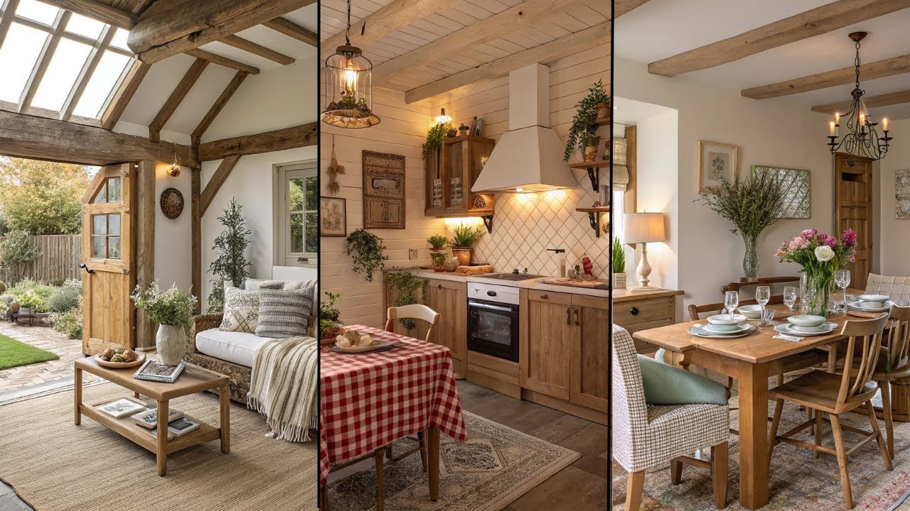 Elegant Small Cottage Interior | Charming, Cozy & Timeless Design