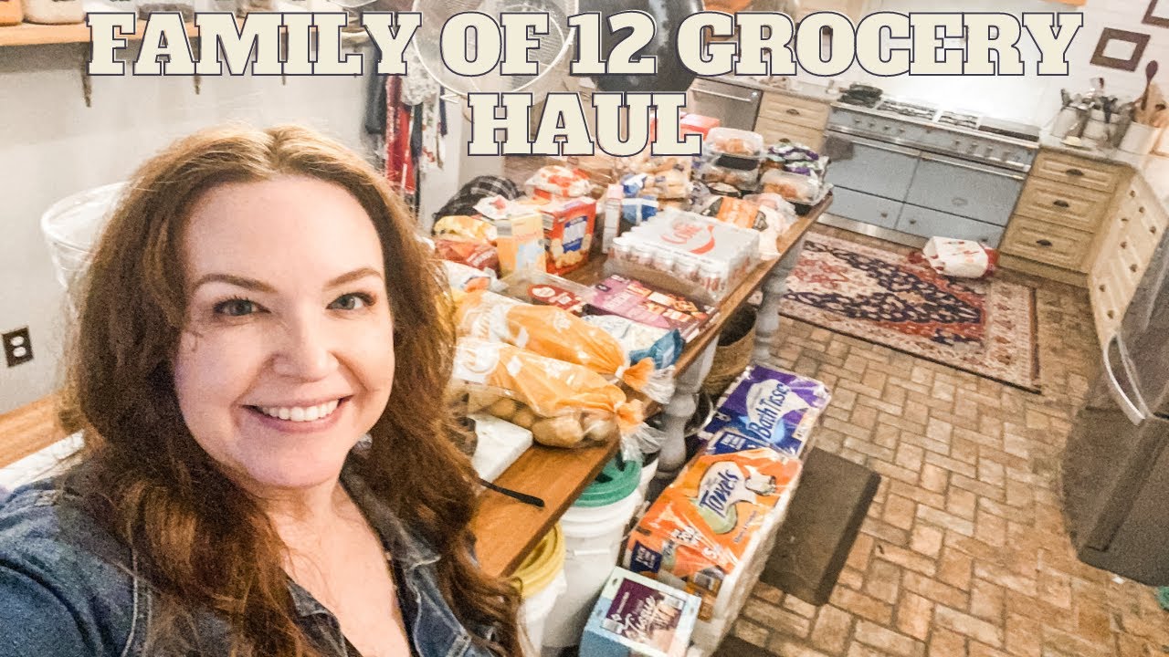 Sam's & Aldi Large Family Grocery Haul