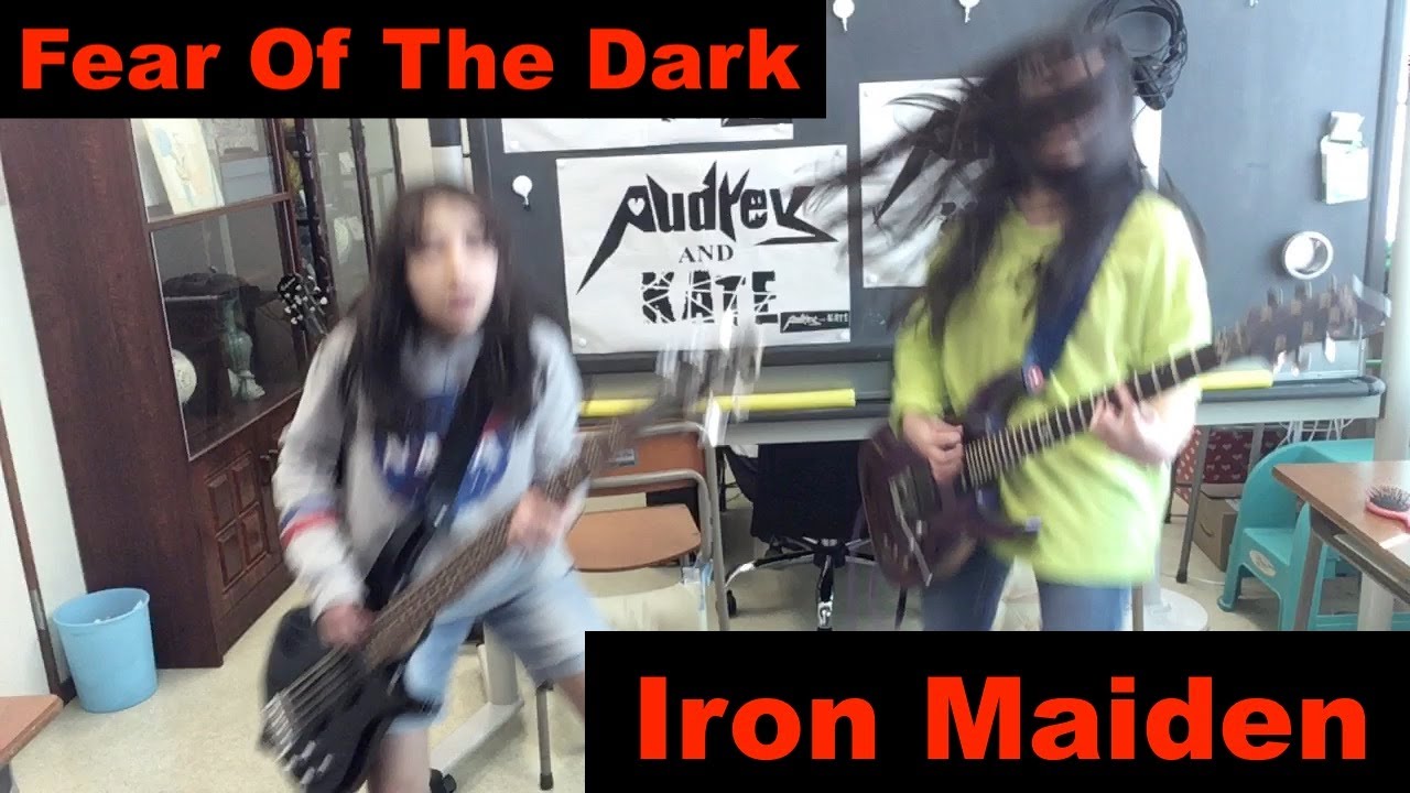 Fear of the Dark - Iron Maiden - guitar + bass 
