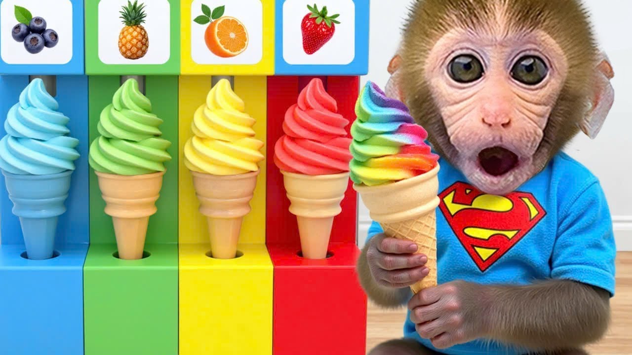Bebé Mono GoGo Acampa en el Parque y Come Una Salchicha Gigante con el Monito Mago - GoGo ESP