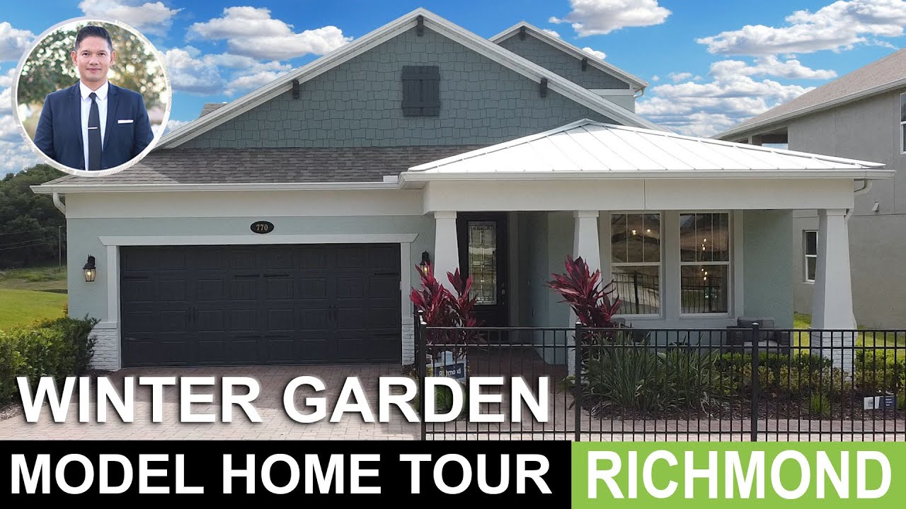 Winter Garden Model Tour | One Story w Loft | Richmond/Cambridge Model | Orlando Home Finders