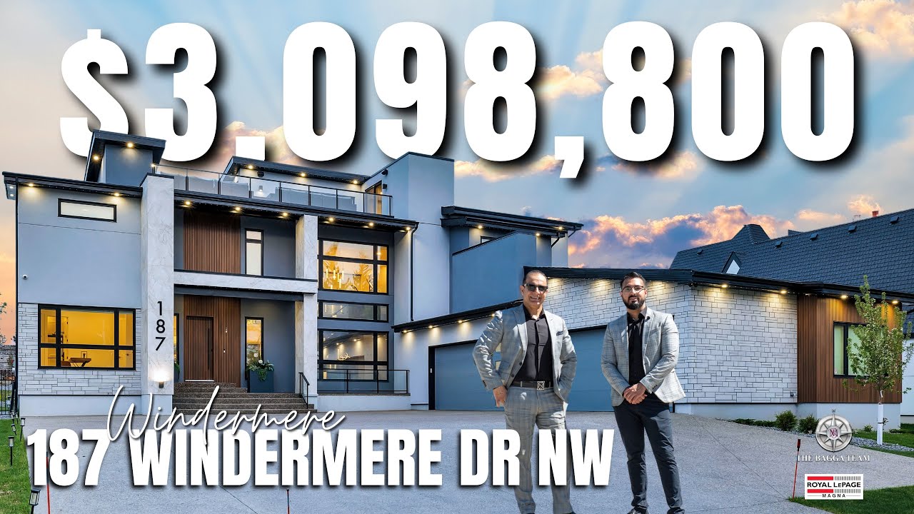 ✨ Windermere Luxury Estate Tour | Modern Mansion with Walkout Basement & Rooftop Views