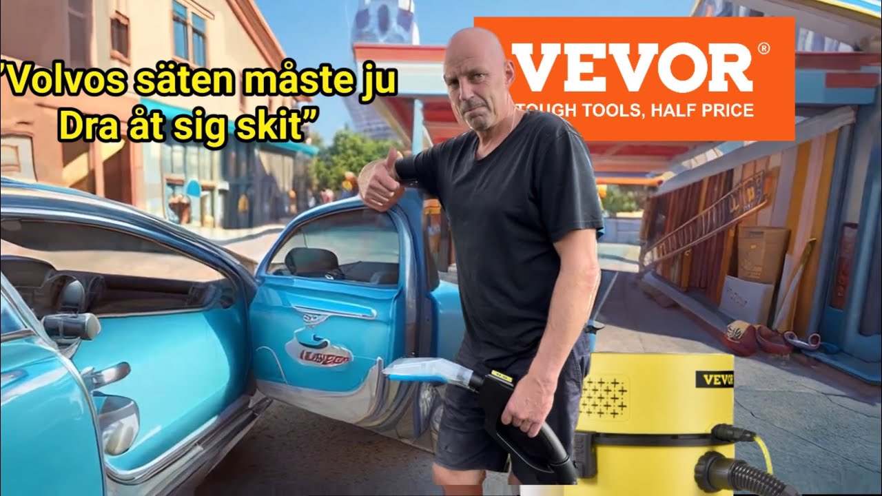 Ultimat Sätesvård för Din Volvo (funkar på alla bilar): Testar Vevors Våtdammsugare!.