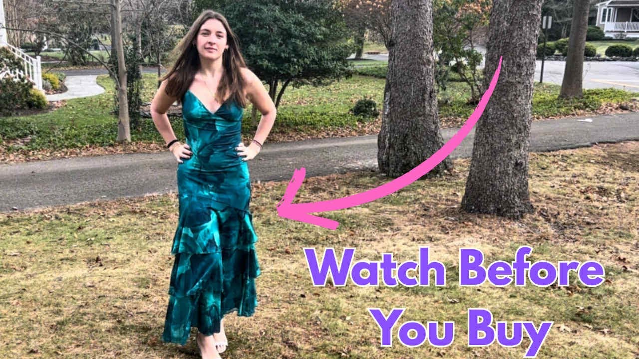 Auraxe Bodycon Dress Review – Floral, Tiered & Backless Wedding Guest Maxi Tested 💃