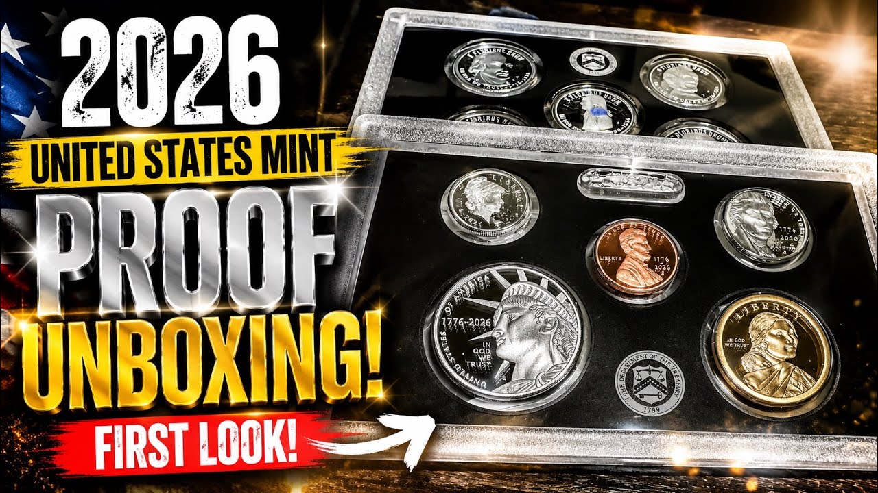 2026 Silver Proof Set Unboxing! WOW Coins!