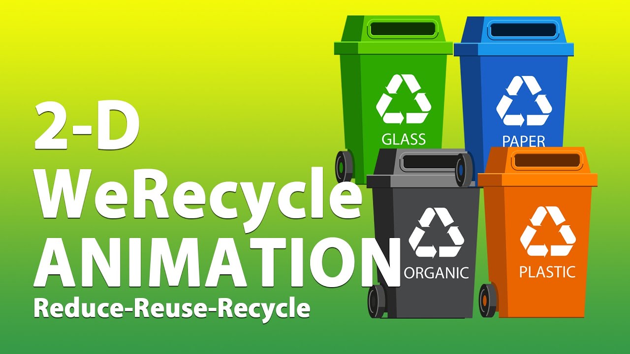WeRecycle 2d video to reduce-reuse-recycle,created by Pyro Media Video Marketing