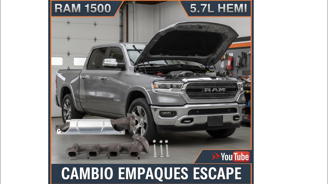RAM 1500 5.7 HEMI EXHAUST GASKETS/ EMPAQUES DE MULTIPLE DE ESCAPE