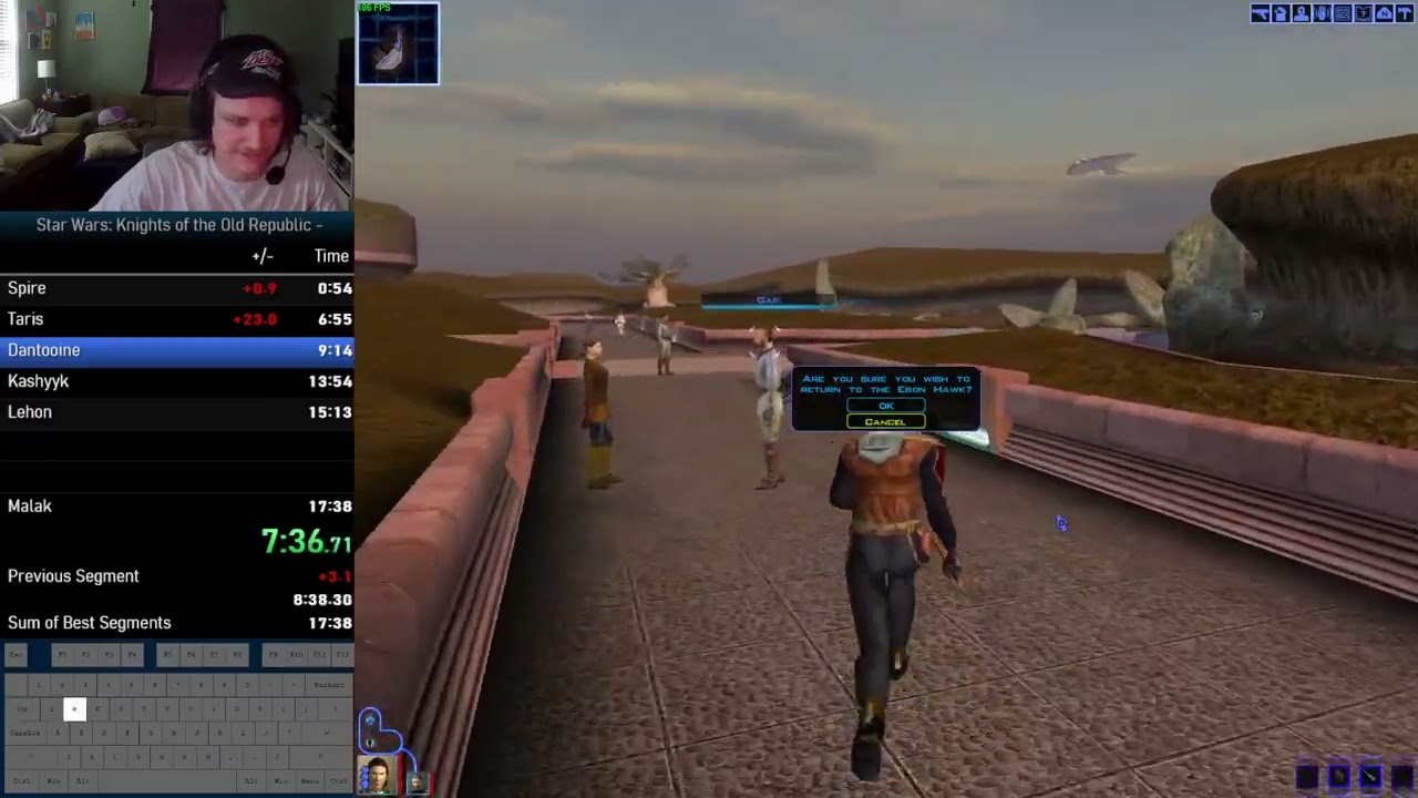 Star Wars: Knights of the Old Republic Any% Unrestricted Speedrun 18:23 | Former World Record