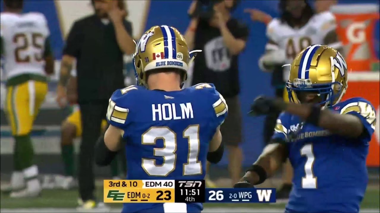 Winnipeg Blue Bombers Evan Holm 2025 Season Highlights