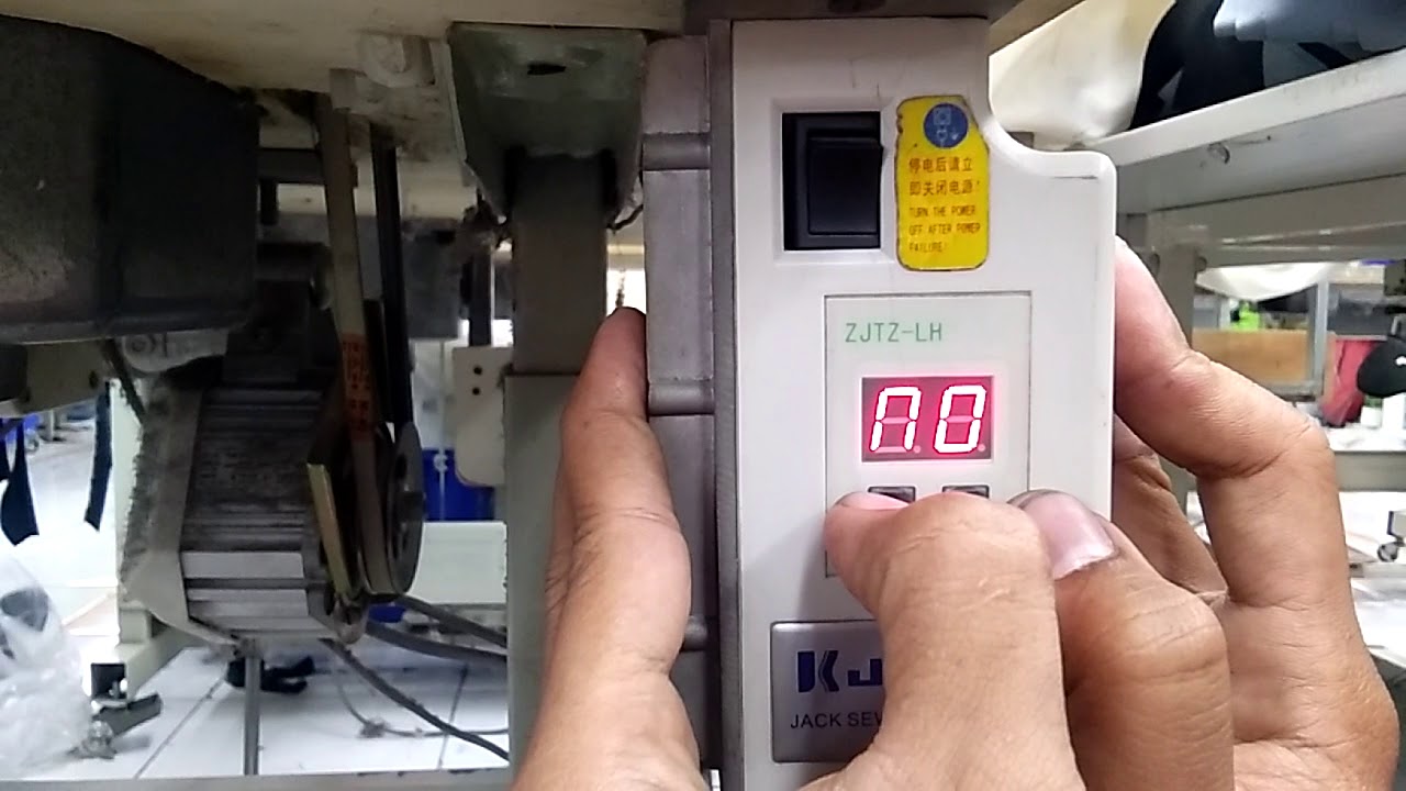 mengatur speed Pada servo jack
