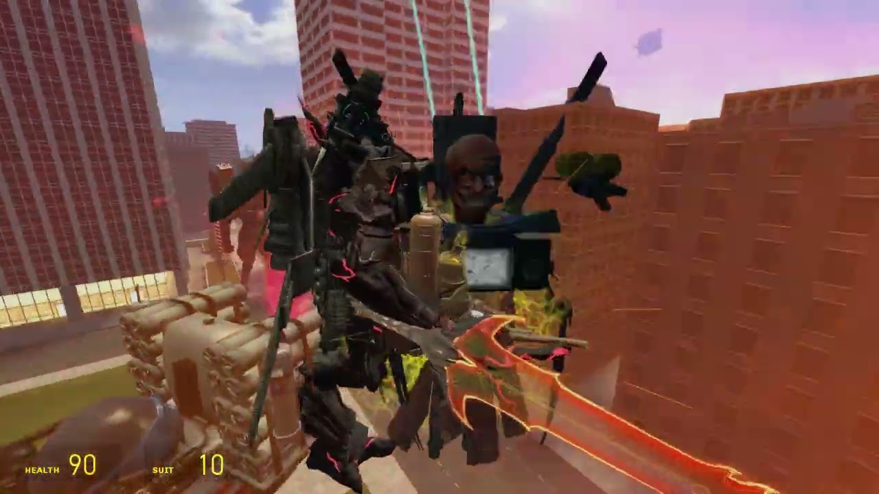 NEW GMAN UPGRADED V3  vs ALL CAMERAMAN BOSSES! In Garrys Mod! 142