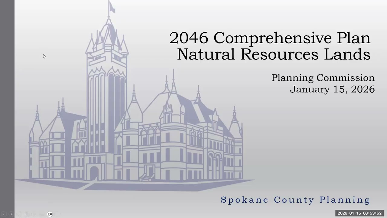 Spokane County Planning Commission January 15, 2026