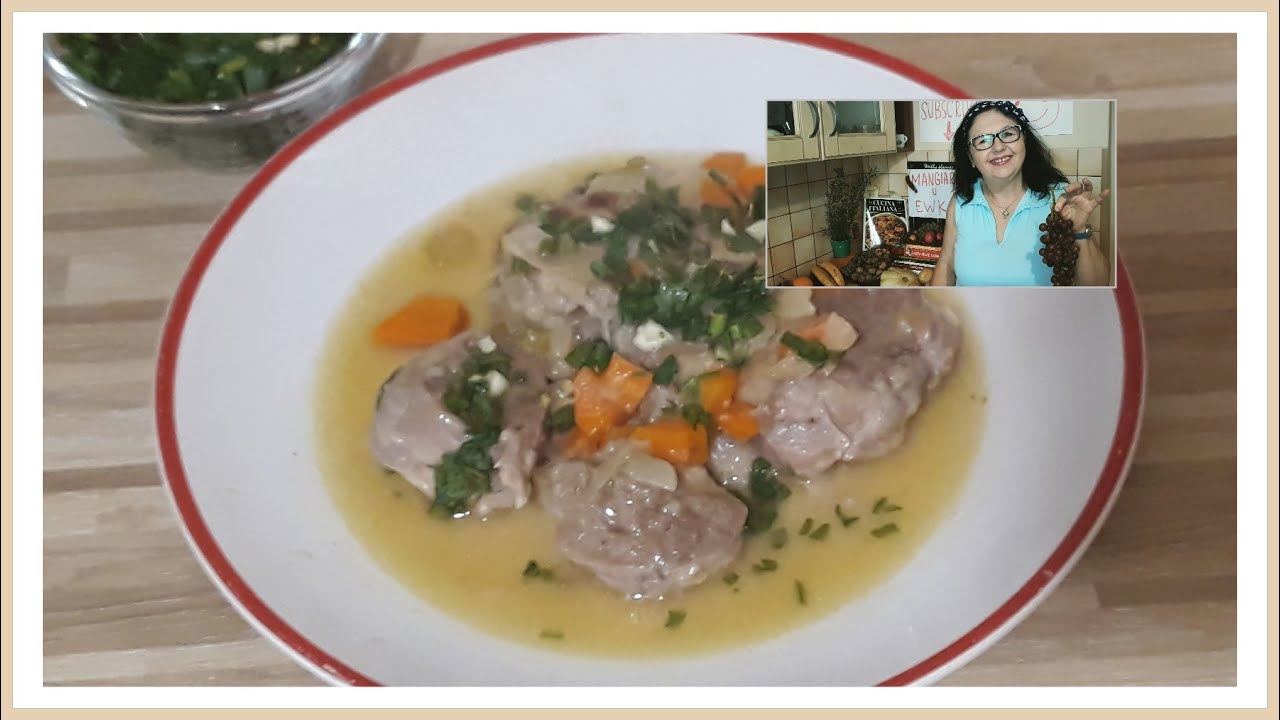 OSSOBUCO - GICZ  CIELĘCY. NAUCZYŁ CHEF WŁOSKI. PYSZNY PRZEPIS.
