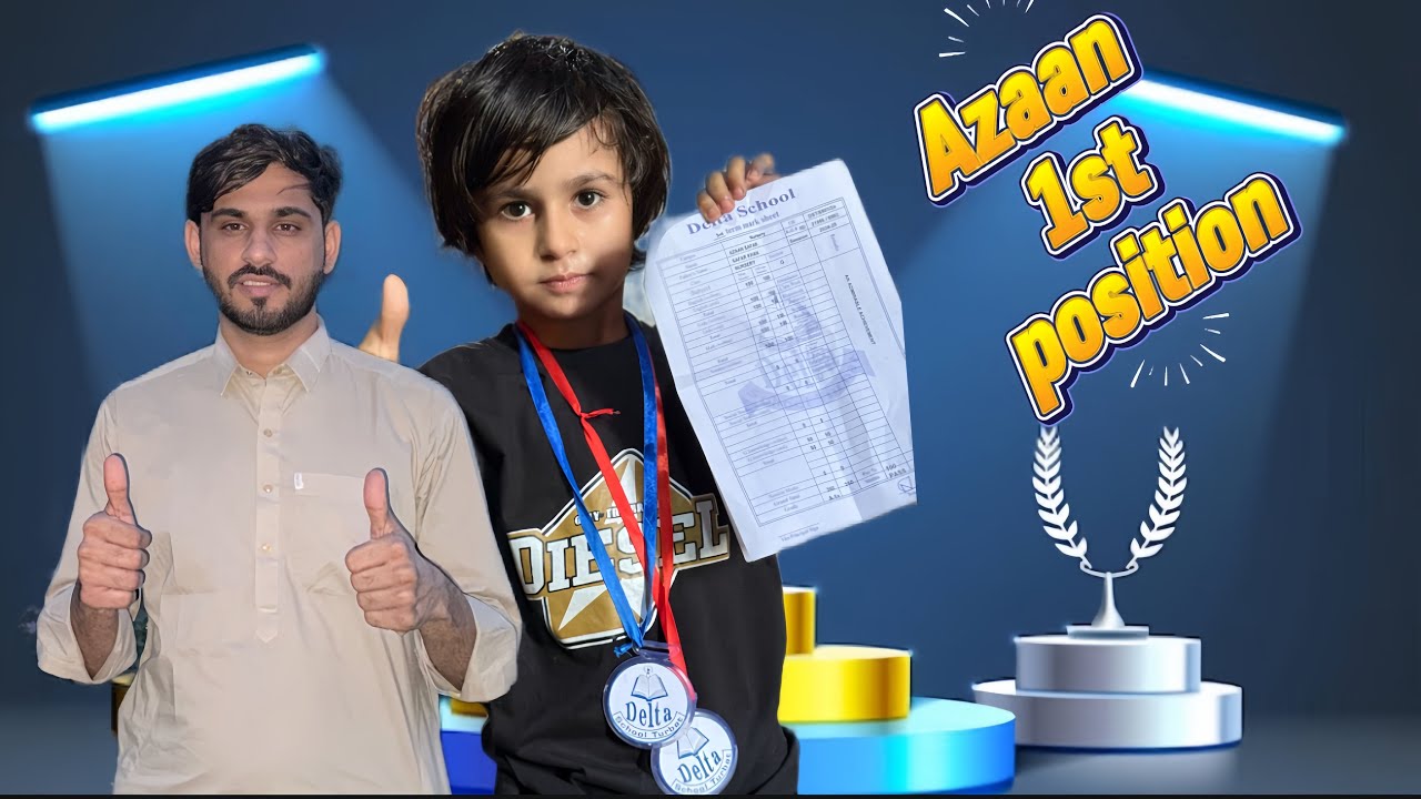 Azaan Jaan 1st Position | Bachon ka sath Masti 😍
