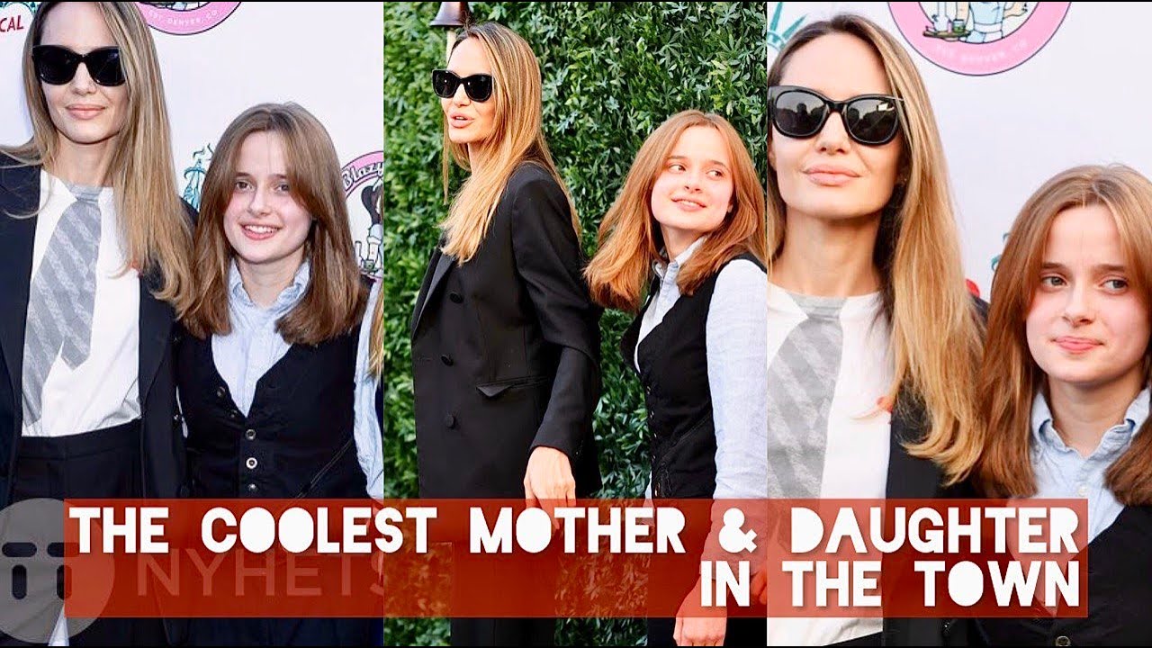 Angelina Jolie And Her Daughter Vivienne Are All Suited Up Like The Coolest Mother-Daughter In Town