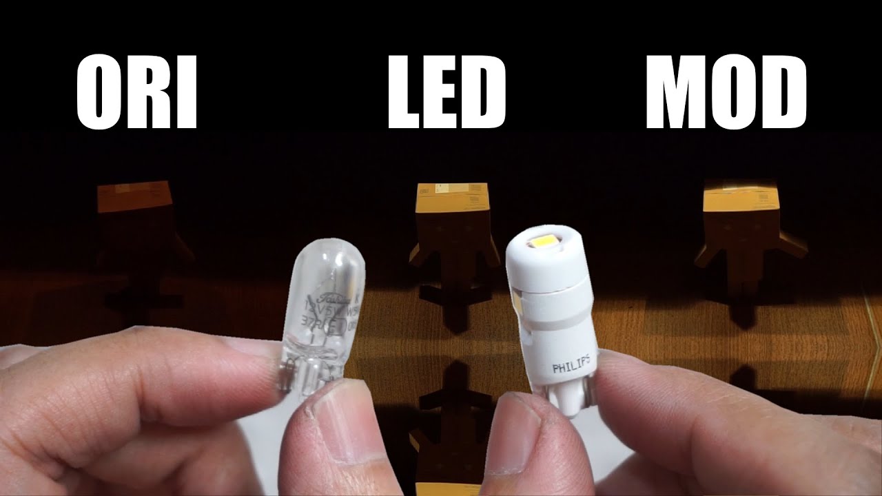 Modifikasi dan Ganti Lampu Plat Nomor All New Ayla ke LED Philips Ultinon Pro7000 4000K