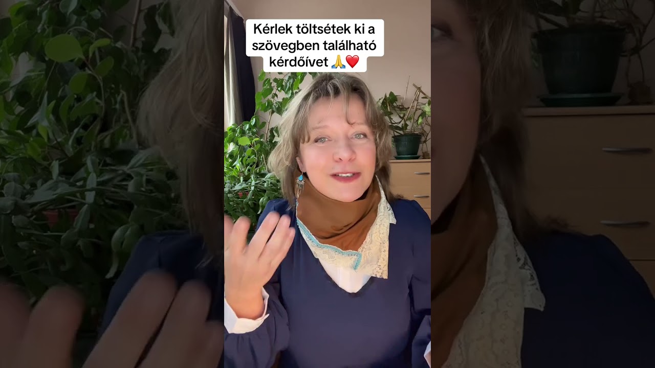 Kérdőív linkje a hozzászólásban