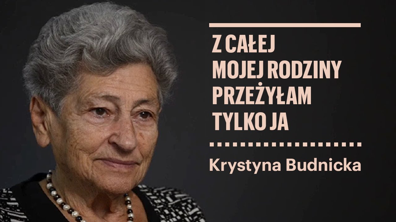 Z całej mojej rodziny przeżyłam tylko ja | Krystyna Budnicka o ukrywaniu się w getcie warszawskim