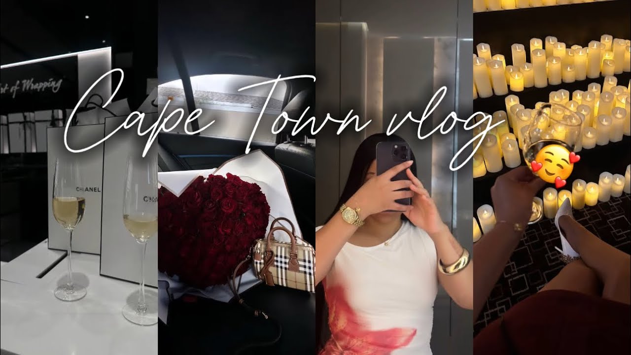Cape Town vlog : Travel /Wine tasting / Club / TV purchase / Candle light show & more 💋