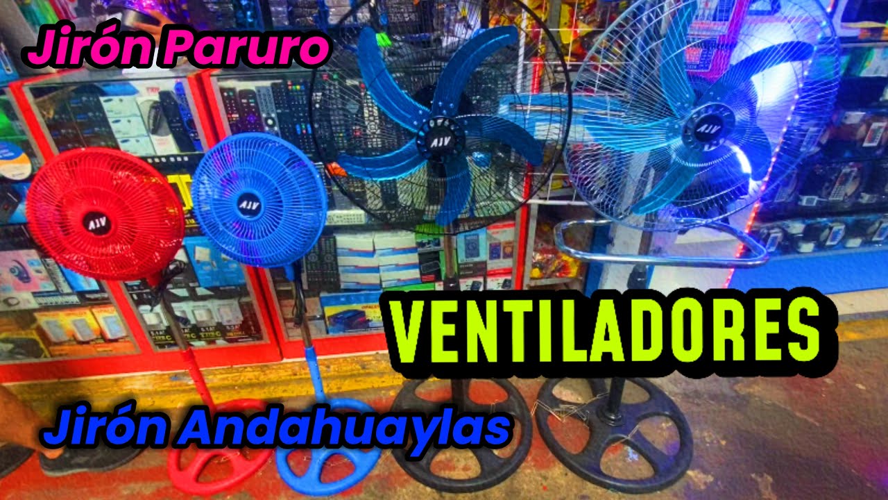 PRECIOS DE VENTILADORES // RECORRIDO EN EL CENTRO DE LIMA - VERANO 2025