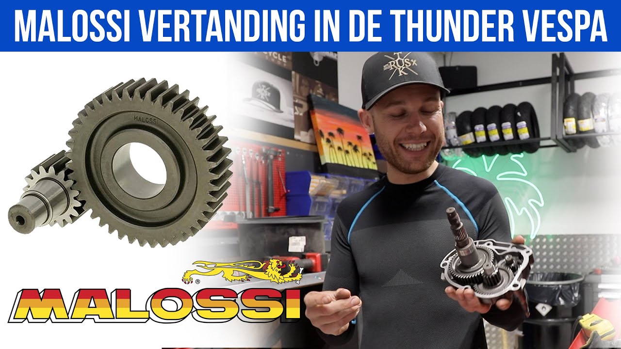 MALOSSI VERTANDING IN DE THUNDER VESPA | VOL GAS MET JOEY