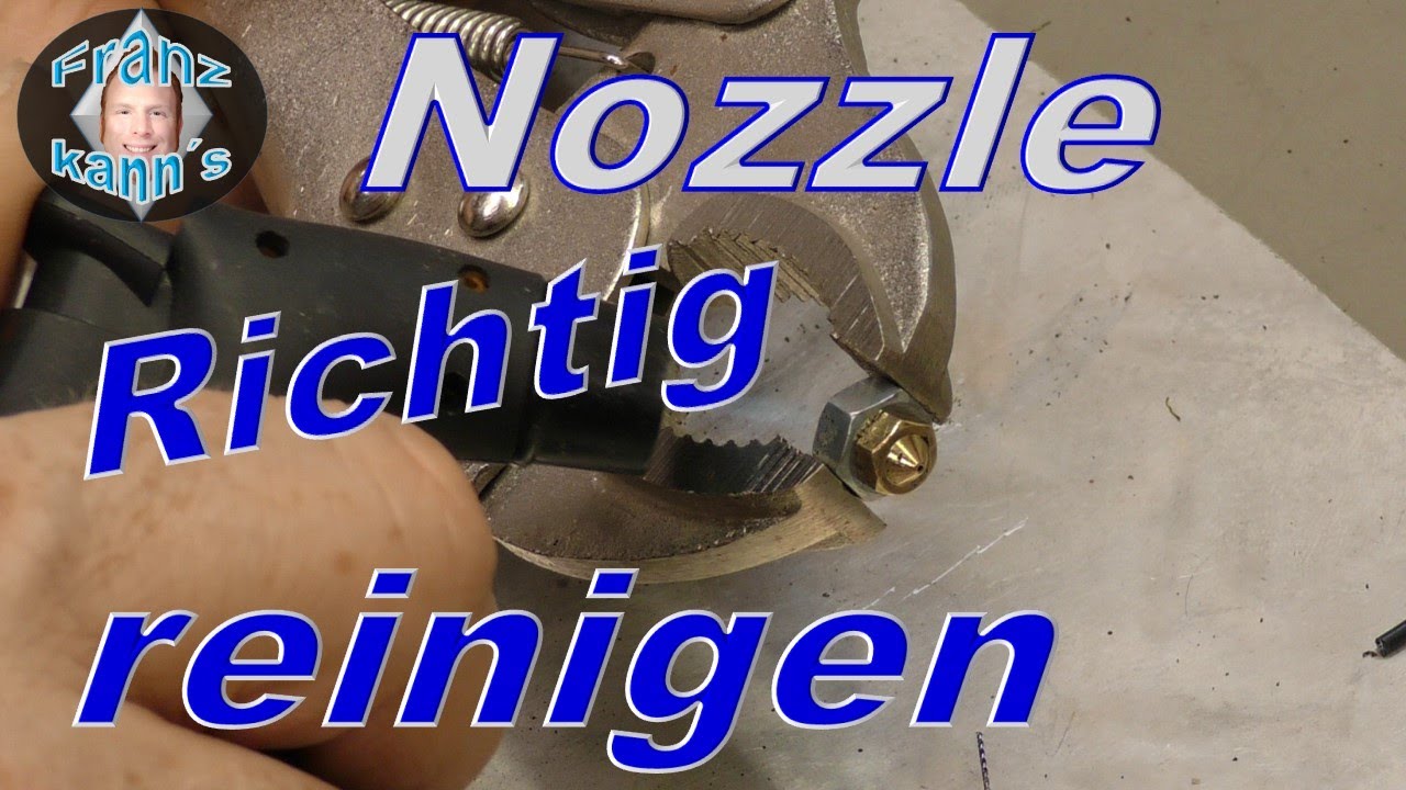 Nozzle einfach selber reinigen - 3D Drucker Düse sauber machen