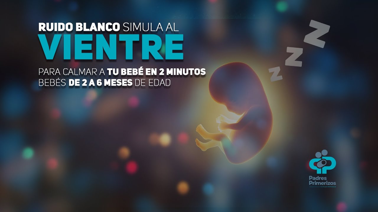 Ruido Blanco (DENTRO DEL VIENTRE) tu bebé recordará estar en el vientre de mamá