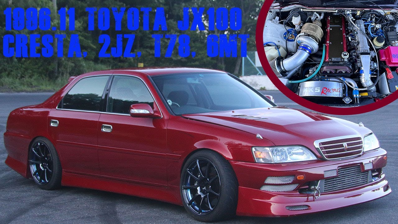 Toyota Cresta JZX100 with 2JZ, Trust T78 , Supra 6MT available now from Powervehicles, Ebisu!