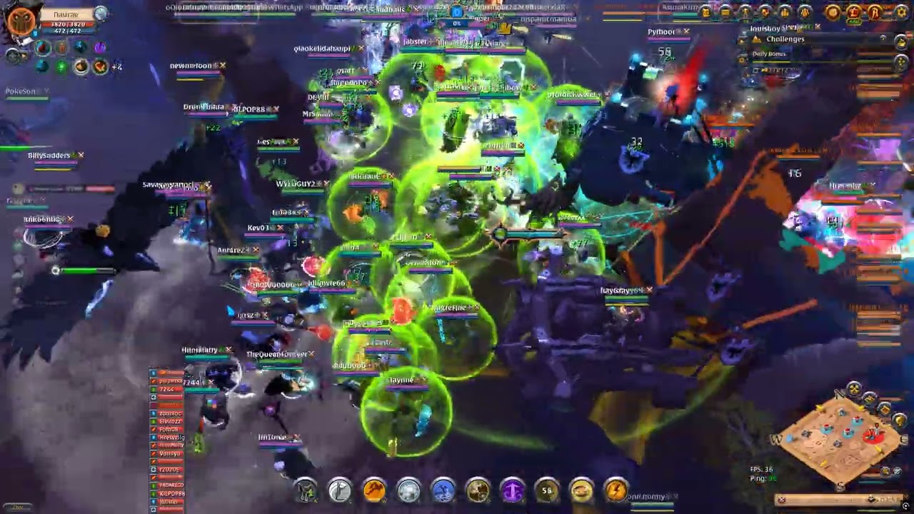 Albion Online - MAGA v KBRON - Territory Fight - SoB PoV