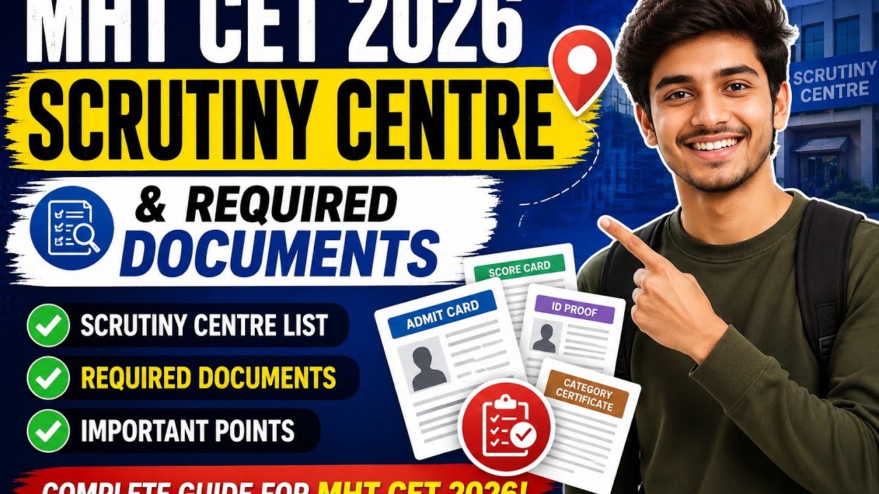 SCRUTINY CENTRE UPDATE #MHT CET DOCUMENTS #ENGINEERING#MHT CET