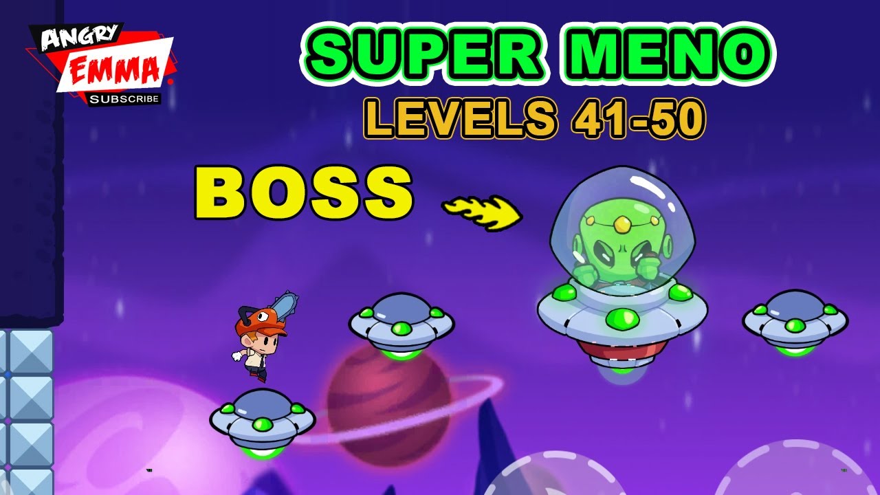Super Meno - Levels 41-50 + BOSS (Android Gameplay)