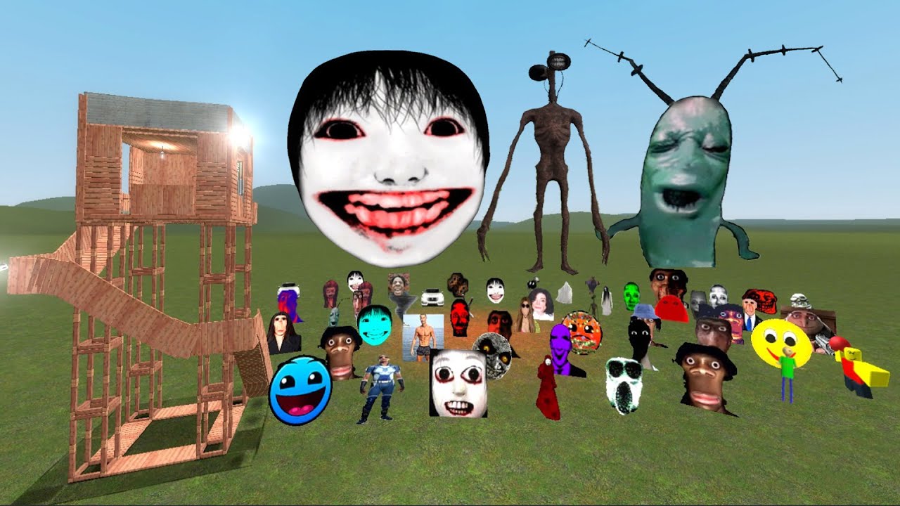 Too Much Nextbots Vs Towers  - Garry's Mod