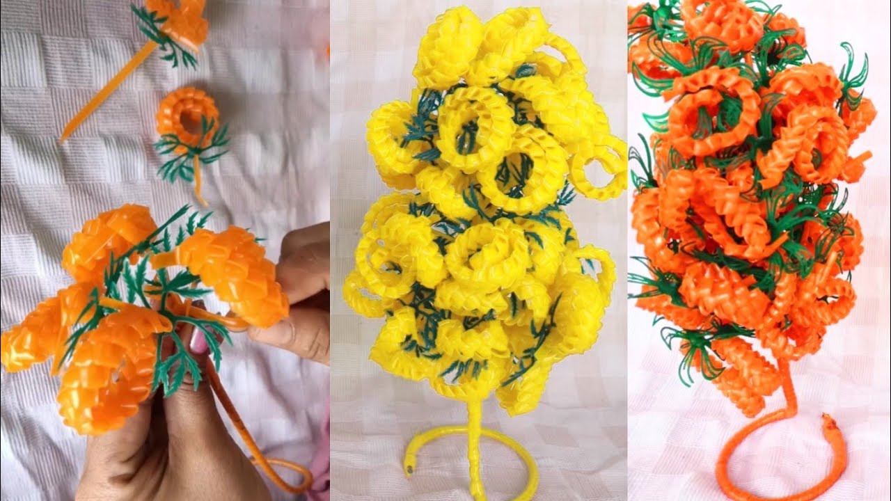 सुन्दर (जलेवी)/ CANDY GULDASTA / बनने का आसान तरीका /New Design/ Plastic Wire Guldasta