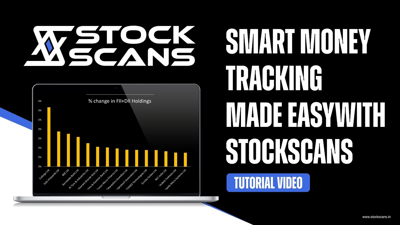 Track FII & DII Moves with Smart Money Moves Scan | STOCKSCANS | Tutorial Video | SOIC