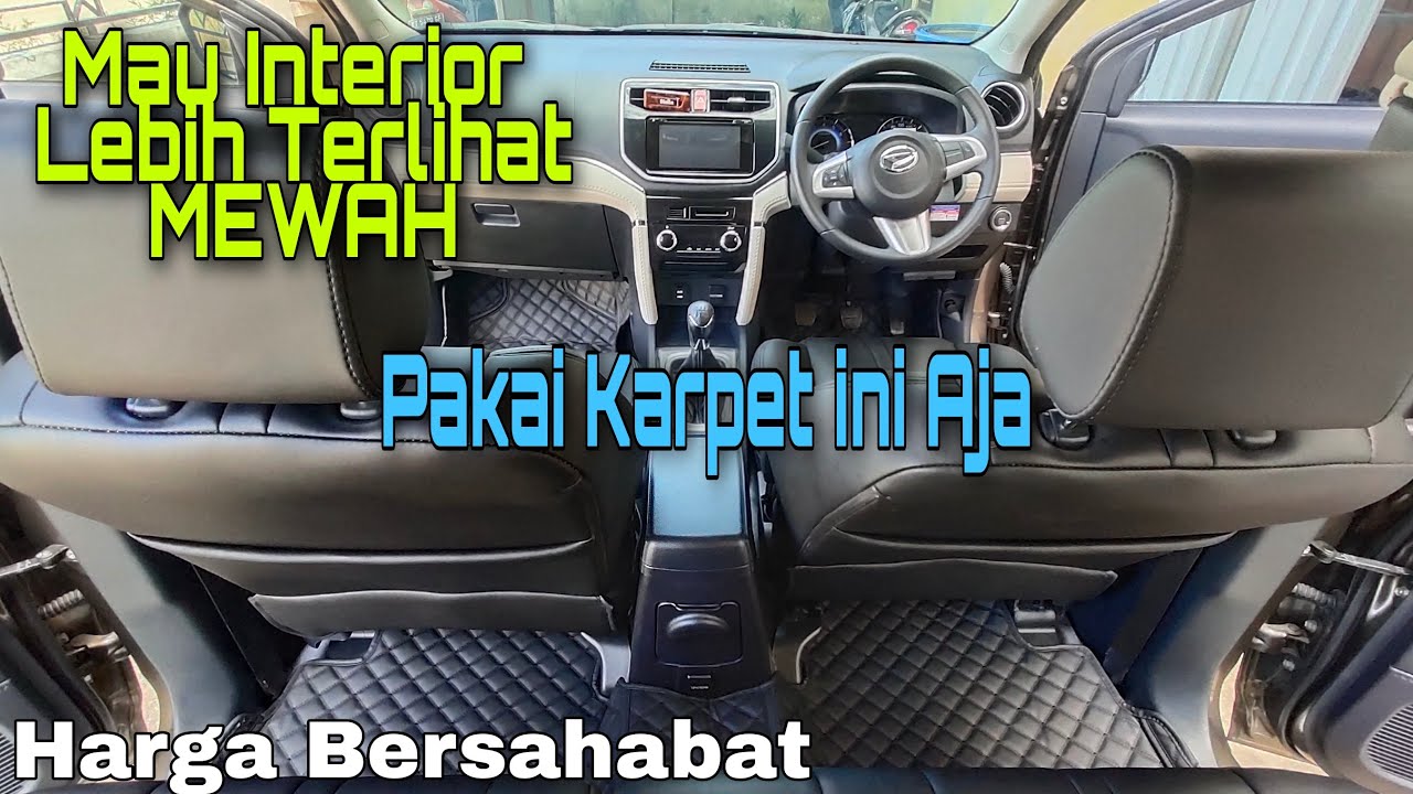 Pasang Karpet Dasar 7D pada All New Terios/Rush 2020