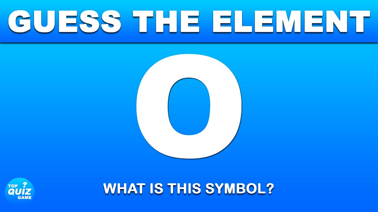 Guess All 118 Elements By Symbol - Science Quiz