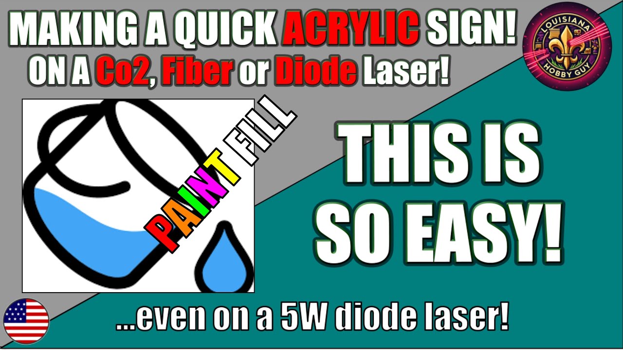 👍 How to paint fill any project! Quick and easy acrylic project that anyone can do!