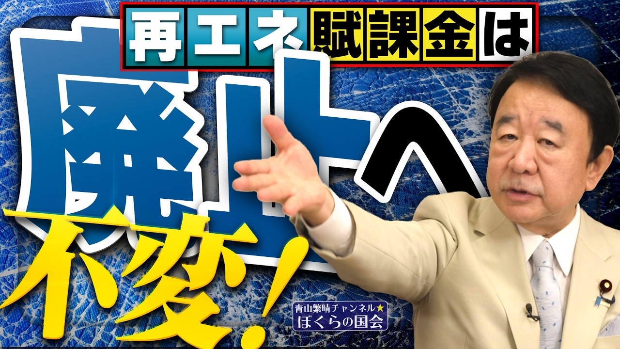 【ぼくらの国会・第1151回】ニュースの尻尾「再エネ賦課金は廃止へ 不変！」