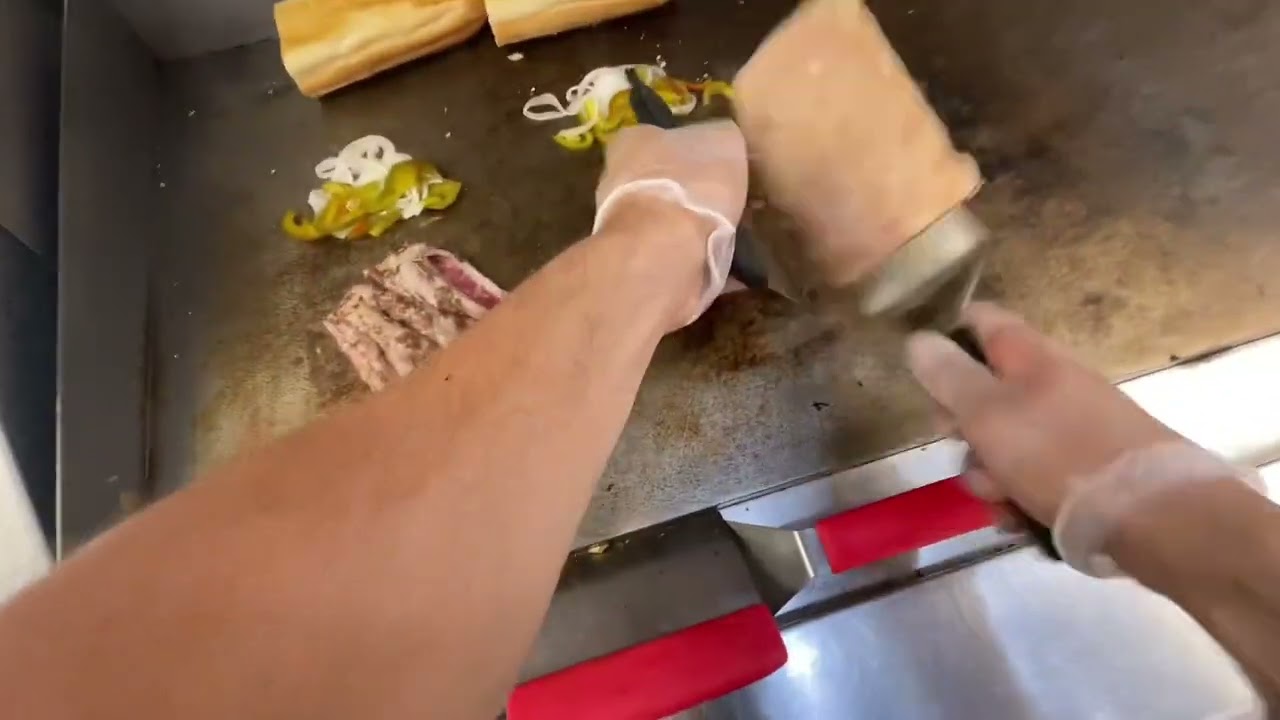 Jersey Mike’s POV | Philly Cheesesteak & Chipotle Chicken during Lunch Rush