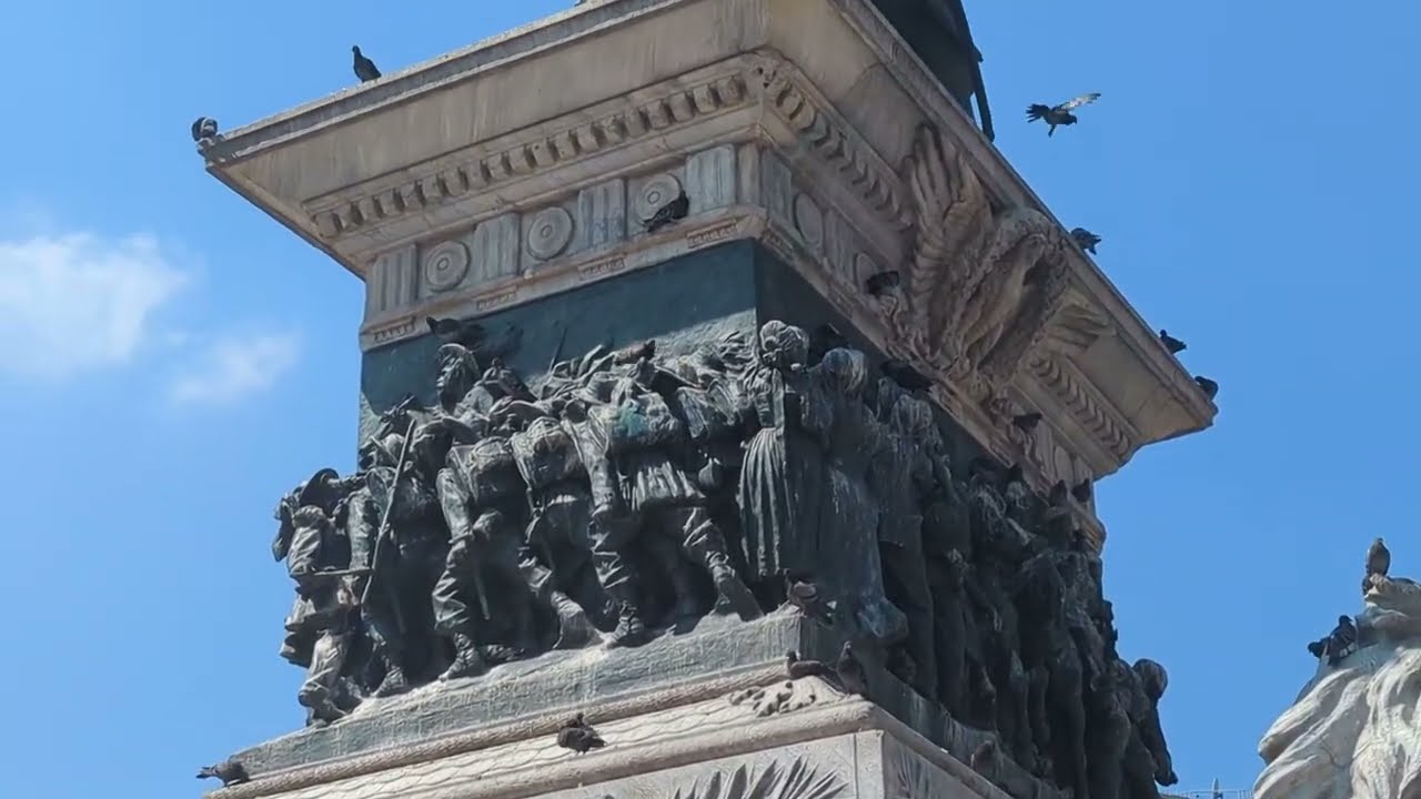 Monument to King Victor Emmanuel II in Piazza del Duomo, Milan