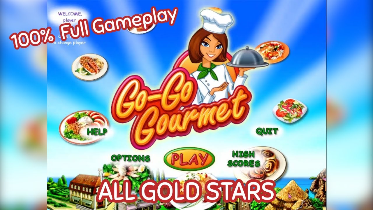 🍴🍝 Go-Go Gourmet (PC, 2008) | 100% Full Gameplay & Longplay Walkthrough | ALL GOLD STARS ✨