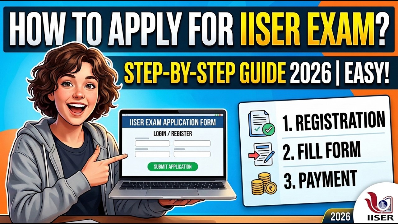 How to Apply for IISER Exam 2026 | Step-by-Step IAT Registration Guide!
