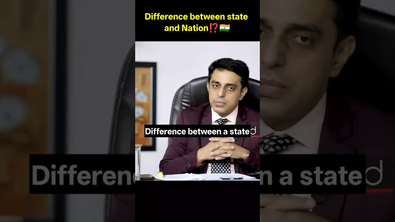 What Is the Difference Between a State and a Nation? | UPSC IAS Interview Question