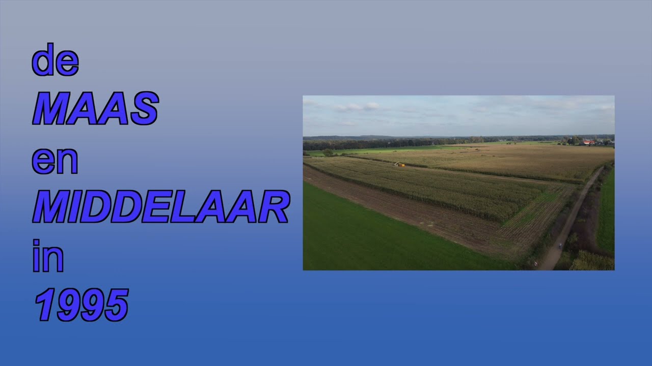 De hoge Maas en  het natte Middelaar in 1995. De watersnoodramp in 1995.